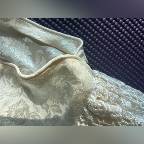 Vintage Lillie Rubin x Capriccio by Digna 80’s Silk Gown USA Made Wedding 8 - Picture 6 of 16